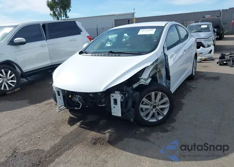 2016 Hyundai Elantra Se z USA, uszkodzony, nr VIN 5NPDH4AE0GH704272